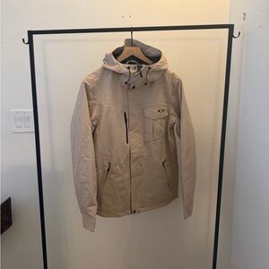 Oakley Men's Tan Hooded Performance Jacket